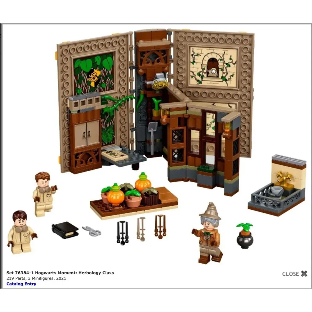 76384 Hogwarts Moment: Herbology Class Lego Set